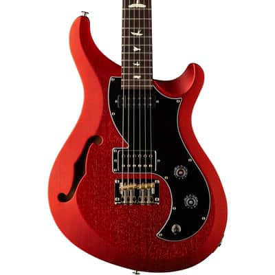 PRS S2 Vela Semi Hollow Satin Electric Guitar - Red Apple Metallic image 1