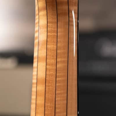 Warwick Limited Edition Masterbuilt Streamer Stage II NT 5-String Bass - Bleached Honey Sunset Burst in Natural Transparent High Polish with Gig Bag image 17