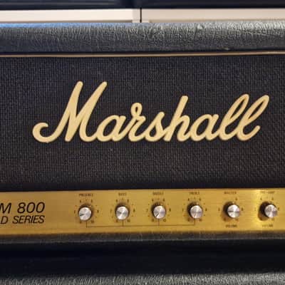 Marshall JCM 800 Lead Series Model 2203 100-Watt Master Volume Head 1989 - Black image 5