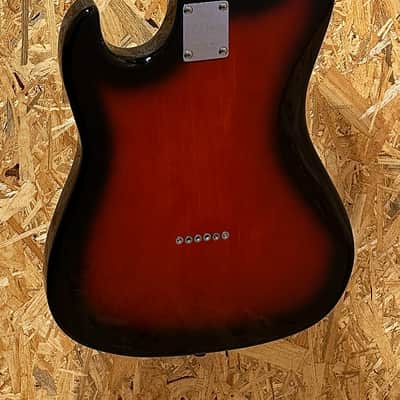 Pre Owned Burns Double Six Club Series Re-issue 12 String - Red Burst Inc. Case image 4