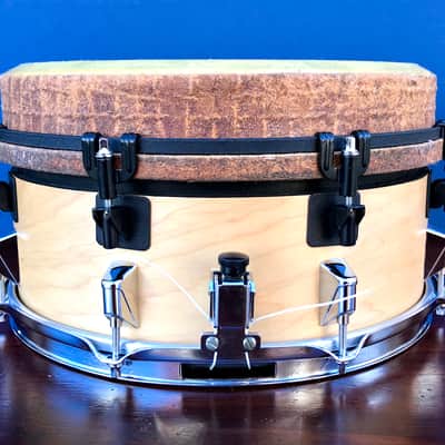 Remo Mondo Snare Drum Natural 14" x 7,5" RARE Acousticon image 7
