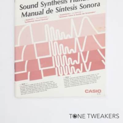 CASIO CZ-101 SOUND SYNTHESIS HANDBOOK Manual synthesizer VINTAGE SYNTH DEALER image 1