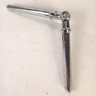*Premier "Dagger" Mount Single Bass/Tom Drum Ratchet Arm Post Vintage 60s Chrome image 2