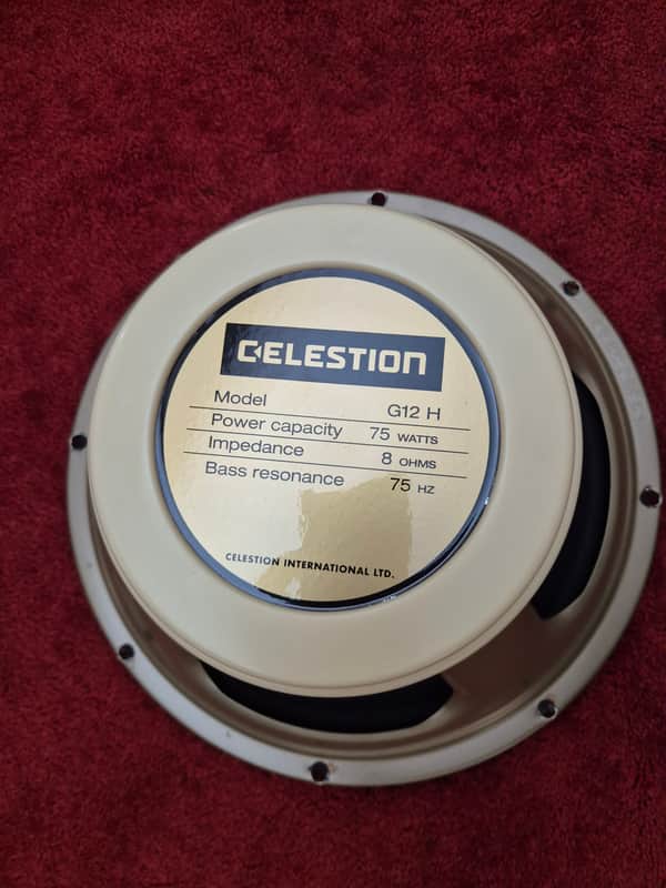 Celestion G12H-75 Creamback 12"  75-Watt 8 Ohm Speaker 2010s - Black image 1