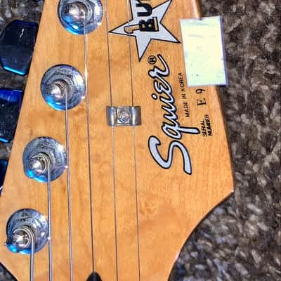 1989 Squier Bullet Series Standard Stratocaster Torino Red electric guitar image 3