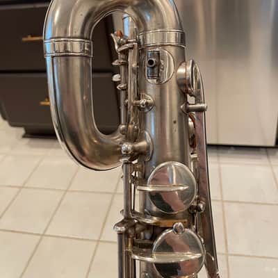 Beautiful 1913 Early Buescher True Tone Baritone Saxophone High Pitch (Serviced and Ready to Play) image 18
