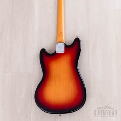 1997 Fender Mustang MG69-65 Sunburst '70s-Spec Non-Catalog Finish, Japan CIJ image 3
