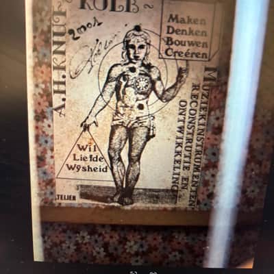 Rare Handcrafted Treble Guitar / Historical Small Guitar by A.H. Knut Kolb (2001) image 6
