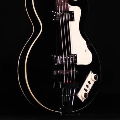 Hofner Ignition PRO Club 4-String Bass, Transparent Black, Teacup knobs image 4