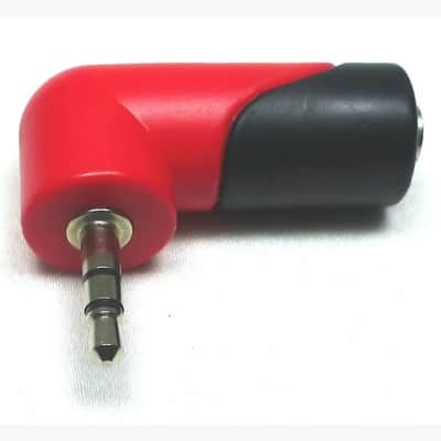 ZXPC Professional Right-Angled 3.5mm Stereo Plug to 3.5mm Stereo Jack Adapter. image 3