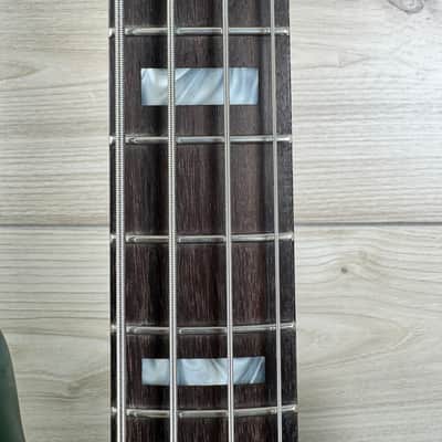 Fender Adam Clayton Jazz Bass Rosewood Fingerboard, Sherwood Green Metallic image 6