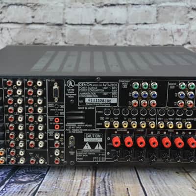 DENON AVR-2807 7.1 Channel HDMI Surround AV Home Theater Receiver w. Phono In !! image 6