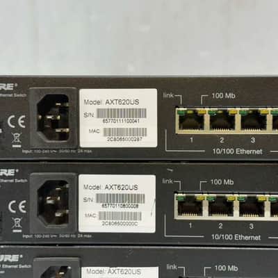Shure AXT620 Axient Roadrack Ethernet Switch #6143 (One) THS image 10
