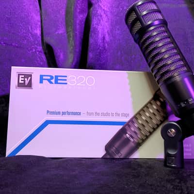 Electro-Voice RE320 Cardioid Dynamic Microphone - Black image 3