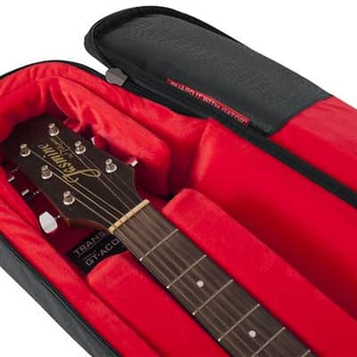 Gator GTACOUSTICBLK Transit Series Acoustic Guitar Gig Bag Black image 13