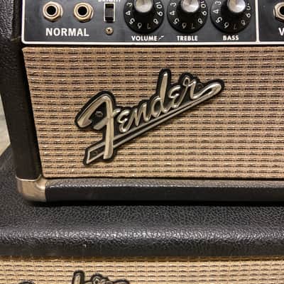 Fender Tremolux 2-Channel 35-Watt 2x10" Piggyback Guitar Amp 1963 - 1966 - Black Panel image 2