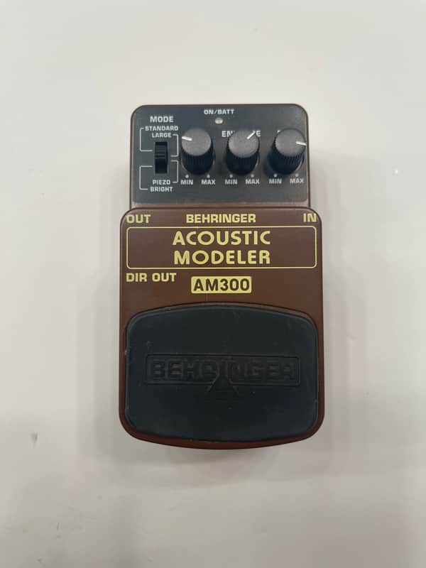 Behringer AM300 Acoustic Modeler Simulator Guitar Effect Pedal image 1