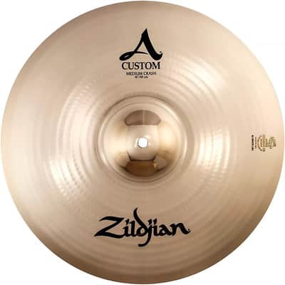 Zildjian 16" A Custom Medium Crash Cymbal - NEW image 4