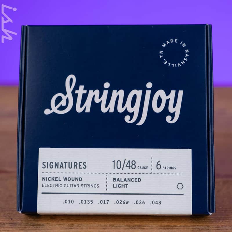 Stringjoy Signatures Balanced Light Gauge (10-48) Nickel Wound Electric Guitar Strings image 1
