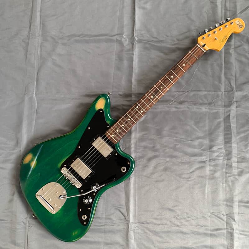 Fender Japan / Squier Jazzmaster with Humbuckers + Mastery Bridge