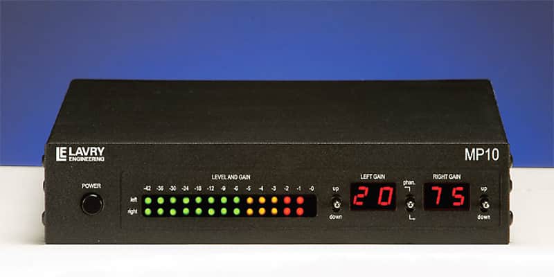 Lavry Black MP10 stereo mic preamp image 1