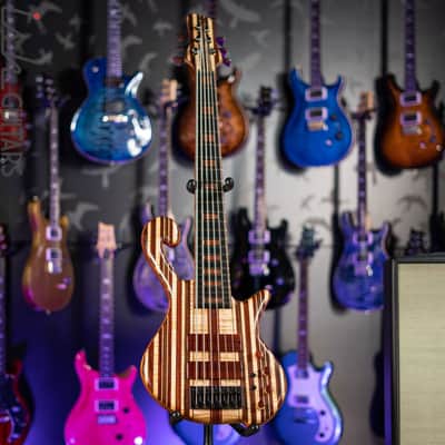 Shawn May Custom Rainbow 6-String Short Scale Bass image 2