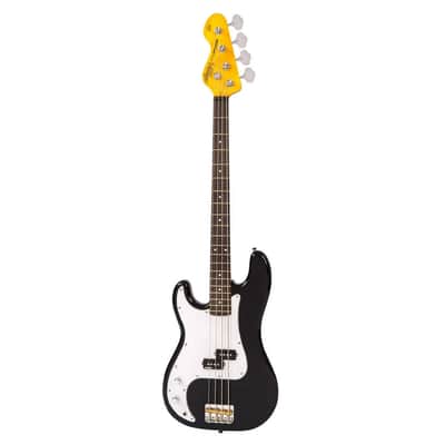 Vintage ReIssued Series V4 Bass Left Handed - Boulevard Black - Open Box image 2