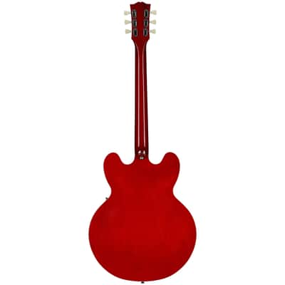 Epiphone Inspired by Gibson Custom 1962 ES-335 Reissue Electric Guitar (with Case), 60s Cherry image 6