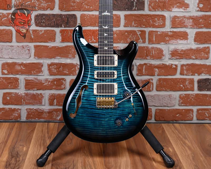 PRS Special 22 Semi-Hollow Limited Edition Flame Maple 10-Top Cobalt Smoke Burst 2023 w/OHSC image 1