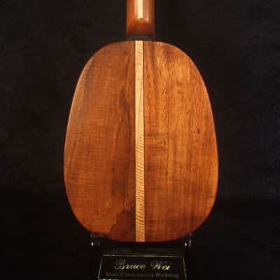 Handmade Pineapple Soprano Ukulele, Solid Hawaiian Koa, Soft-bag, Bruce Wei UW13-2004 image 6