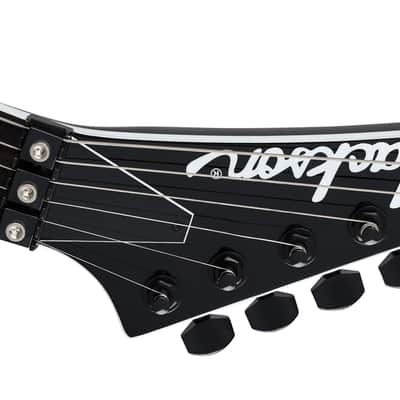 SPECIAL-ORDER! JACKSON PRO SERIES WES BORLAND KV KING V / BLACK | WHITE BEVELS image 5