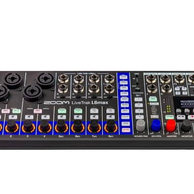 Zoom LiveTrak L6max 12-Channel Portable Digital Mixer and Recorder image 2