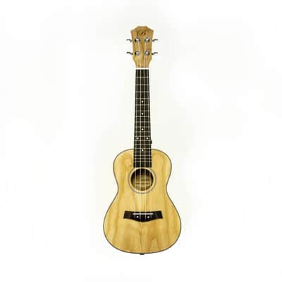 Barcelona Solid Top Ash Wood Concert Ukulele w/ Gig Bag image 2