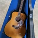 Yamaha FG-300 Natural, Nippon Gakki Red Label w Case & Lyric PU