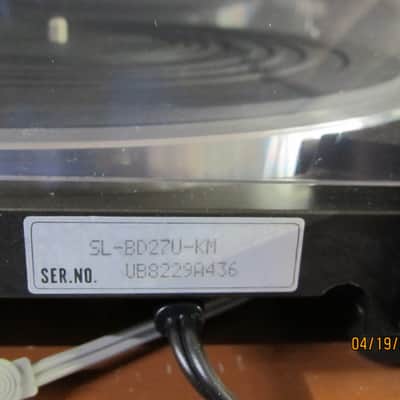 Technics SL-BD27 Semi-Automatic Turntable w Cartridge & Dust Cover - Serviced image 23