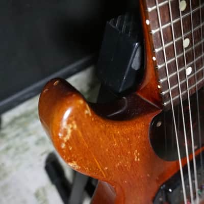 All Original Vintage Gibson 1959 Les Paul Junior Double Cutaway 1958 - 1961 Cherry image 3