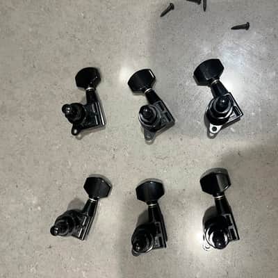 Gotoh 6-in-Line Tuning Machines Black P image 4
