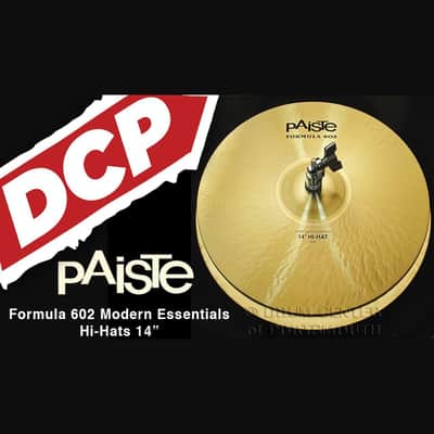 Paiste Formula 602 Modern Essentials Hi Hat Cymbals 14" image 2