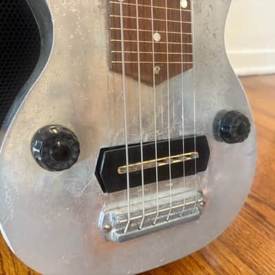 Gibson E-150 Model Lap Steel Electric Guitar - 1935, 1930s, Racing Stripe Tweed Case, EHG-150, EH-150, Charlie Christian Pickup image 3