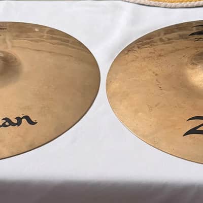 Zildjian 13" Z Custom Dyno Beat Hi-Hat Cymbals (Pair) 2001 - 2009 - Brilliant image 2
