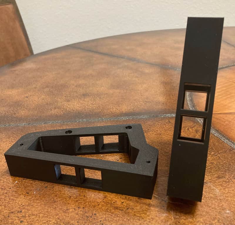 3D Printed Cable Hole Mounting Spacers for Behringer Synth - 70hp to 80hp width image 1