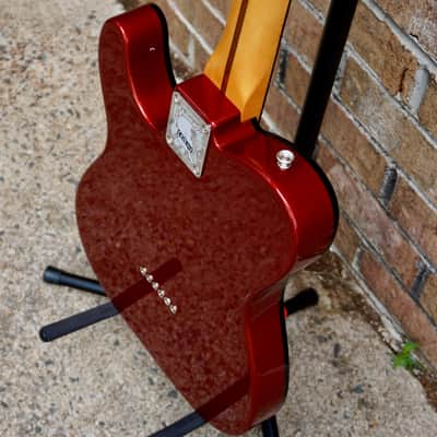 Fender Limited Edition Raphael Saadiq Telecaster Rosewood Fingerboard Dark Metallic Red image 8