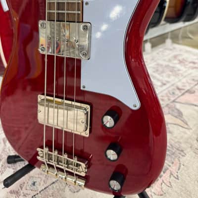 Epiphone Newport Bass - Cherry - B Stock image 8
