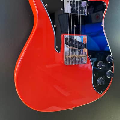 Fender Telecaster Custom Orange Solid Body Electric Guitar 2010s - Gloss Red-Orange image 2