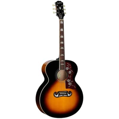 Epiphone J-200 Studio, Vintage Sunburst, with Gig Bag image 2