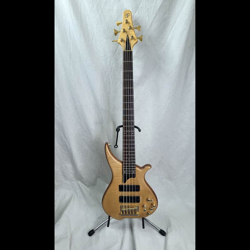 Tune TWB-5T FM 2005 5-String Electric Bass Natural Bartolini etc image 1