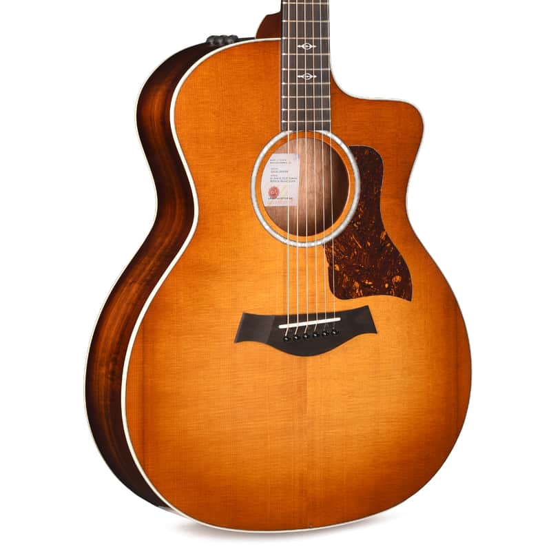 Taylor Special Edition 214ce-K DLX Grand Auditorium Torrefied Sitka Spruce/Hawaiian Koa Honeyburst ES2 image 1