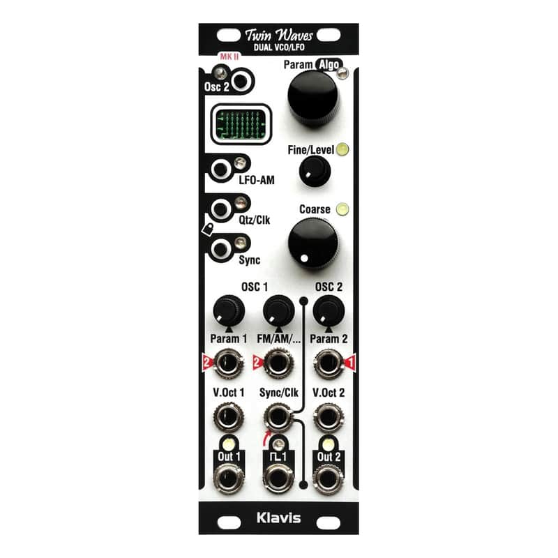 Klavis Klavis Twin Waves MK2 Eurorack Dual VCO Module Dual
