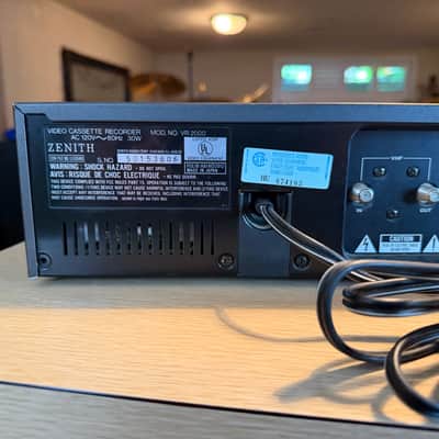 Vintage Zenith VCR VR 2000 Tested Working As Intended Very Rare High Fidelity🔥 image 13