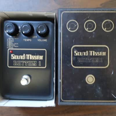 RHYTHM 1 SOUND MASTER Vintage Rhythm Machine Analog Drum Synthesizer Drum Machine Instant LO FI Kraftwerk Drum Sounds In A Guitar Pedal Size Casing Rare Unit! Soundmaster image 1